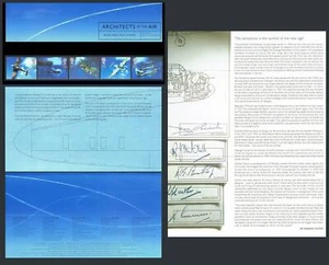 Great Britain 1758-1762 p/p, MNH. Michel 1696-1700. Aircraft, Designers, 1997. - Picture 1 of 1
