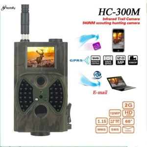 Caméra de Chasse Skatolly HC300M GSM 12MP 1080 P Photo Pièges Vision Nocturne - Imagen 1 de 6