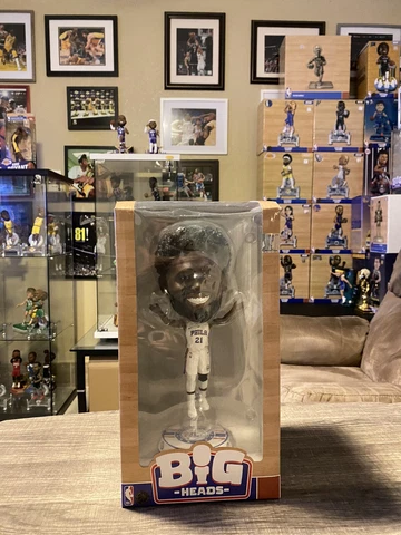 Joel Embiid Philadelphia 76ers 2023 City Jersey Bobblehead Cover
