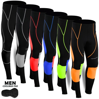 NEXWEARS Mens Cycling Padded Tights Trousers Bike Pants Bicycle Legging