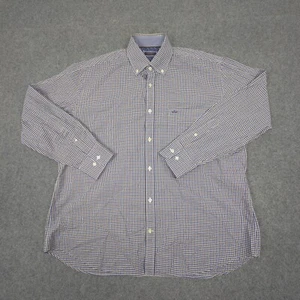 Paul & Shark Shirt Mens XLARGE Blue check Long Sleeve Button up collared Size XL - Picture 1 of 11