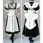 Sexy Sissy Maid Pvc Dress Uniform Cosplay Costume&