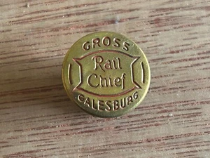 Rail Chief Gross Galesburg Button Stud Rivet Vintage Jeans Overalls Uniform Rare - Picture 1 of 24