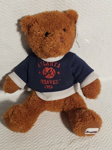 Atlanta Braves Teddy bear  sweater 2009, MLB Braves new with tag Good Stuff 13" Cover