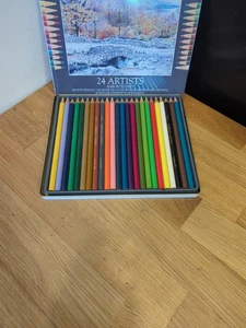 Derwent  24 Artists Color Pencils Set - Barely Used - Picture 1 of 4