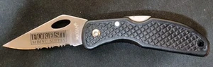 Maxam Advertising Lockback Folding Pocket Knife with Black Handle - Picture 1 of 4