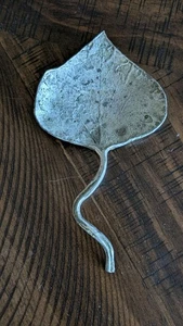 Signed Don Drumm Aluminum Leaf Dish – Mid Century Modern Studio Art Metal Tray - Picture 1 of 6