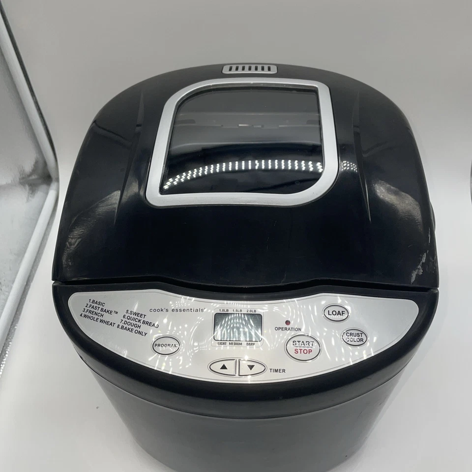 cooks essentials bread maker cetr520b, Used Works Great - Image 1 of 4