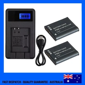 2x LI-50B Battery for Olympus SZ-10 SP-720UZ SP-800UZ SP-810UZ +Usb Lcd Charger - Picture 1 of 5