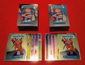 🔥2022 TOPPS GARBAGE PAIL KIDS CHROME 5 COMPLETE 100 CARD BASE SET Sleeved - Picture 1 of 5