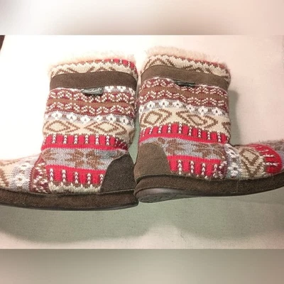 Acogedoras botas de punto WOOLRICH piel sintética Cottagecore zapatillas invierno otoño 7 (#1,177) Foto 1 de 4