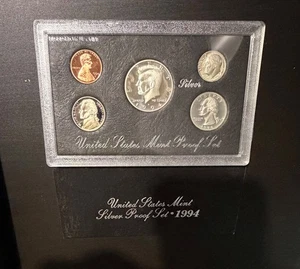 1994 S U.S. Mint Issued Silver Proof 90% SILVER Coins OGP - Picture 1 of 5