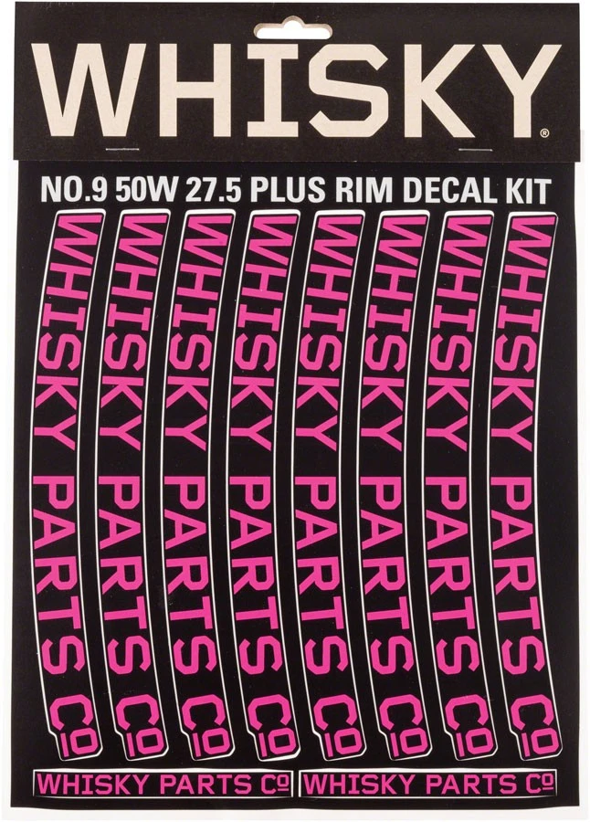 Kit de decalques aro magenta para aros Whisky 50w/80w 27,5" | Gráficos personalizados de roda de bicicleta - Imagem 1 de 1