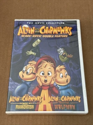 Alvin and the Chipmunks - Scare-riffic Double Feature DVD New Sealed RARE OOP R1 - Image 1 of 4