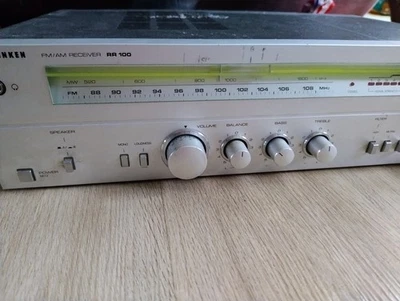Telefunken Receiver RR100 silber 80er Jahre Baustein Vintage Kult - Bild 1 von 4
