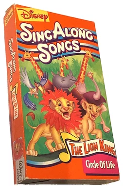 THE LION KING SING ALONG SONGS VHS CIRCLE OF LIFE ++ DISNEY Foto 1 de 4