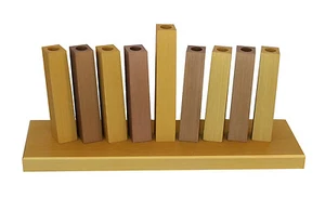 Hanukkah Menorah Metal Kinetic Design Made Israel By Adi Sidler 8.7" x 3.0" - Picture 1 of 1