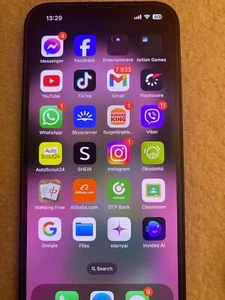 Apple iPhone 13Tiktok - 128 GB - Black (Mint Mobile) - Zdjęcie 1 z 6
