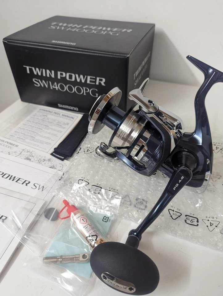 Shimano 21 TWIN POWER SW 14000PG Spinnrolle Angelrolle - Bild 1 von 1