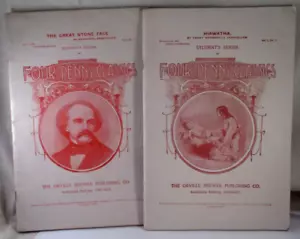 2 ORVILLE BREWER STUDENTS SERIES PENNY CLASSICS HIAWATHA & THE GREAT STONE FACE - Picture 1 of 12