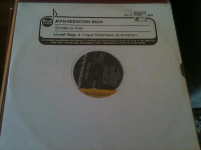 vinyle 33T jean sebastien bach chorals de noel lionel rogg - Photo 1/3