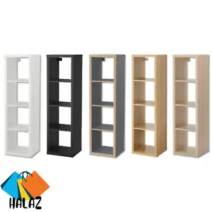 Kallax 4 Tier shelving Unit 42x147 cm Ikea Bookcase Storage Solution Home Office - Picture 1 of 6