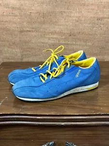 Vintage Gravis Footwear Mens Monaco Cosmos Size 12 Blue and Yellow Y2K No Box - Picture 1 of 9