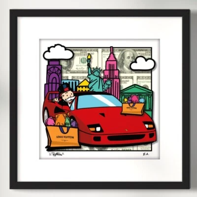 Louis Michel Krüger (1997) SHOPPING TOUR (3D - Konstruktion) incl. Frame - Bild 1 von 4