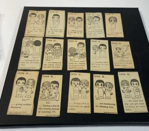 15 Love is... by Kim Casali- Original Newspaper Clips for special occasions 1972 - Picture 1 of 18