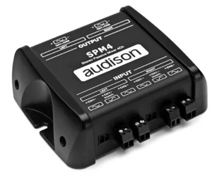 Audison SPM 4 4-Channel Stereo Passive Mixer - Picture 1 of 9