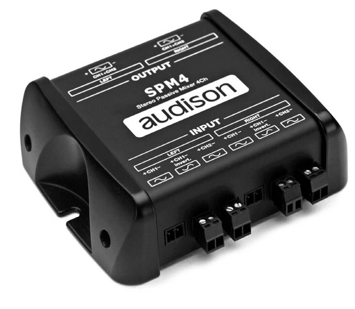 Audison SPM 4 4-Channel Stereo Passive Mixer - Image 1 of 4