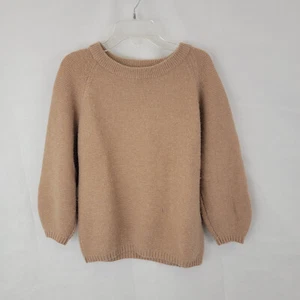 Suéter para mujer THE RESET R LABEL talla M tejido lana bronceada cachemir silencioso agujeros de lujo - Imagen 1 de 18