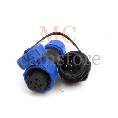 SP13 5Pin Waterproof Electrical Cable Wire Connector,Circular Connector 5A 180V - Image 1 of 4