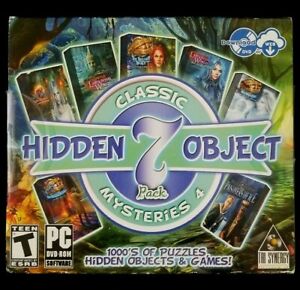 Hidden Object Classic Mysteries 4  PC 1000 Games, Puzzles, Hidden Objects New!