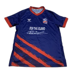 Diaza Design in US Youth Medium Blue Red Rough Riders Soccer Jersey - Picture 1 of 9