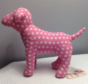VICTORIA'S SECRET PINK  POLKA DOTS DOG WITH WHITE TUSH TAG 1ST EDITION 06/2004 - Picture 1 of 4