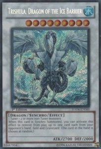 Trishula, Dragon of the Ice Barrier Yu-Gi-Oh! HA04-EN060 1st Secret Rare - Picture 1 of 1