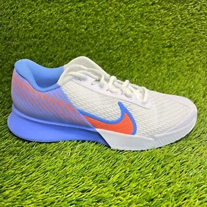 Nike Court Air Zoom Vapor Pro 2 HC Womens Size 8.5 White Tennis Shoes Sneakers - Picture 1 of 10
