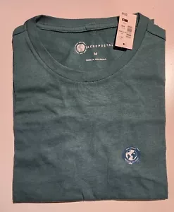 Aeropostale Men's Logo T Shirt Blue Short Sleeve Graphic Tee Size Medium Men's - Picture 1 of 2