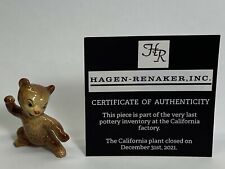 Hagen Renaker #085 A-3384 Miniatures Fighting Bear Last of Factory Stock BIN