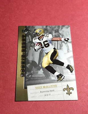 Deuce McAllister 2006 Upper Deck Rookie Debut #61 Saints - Image 1 of 2