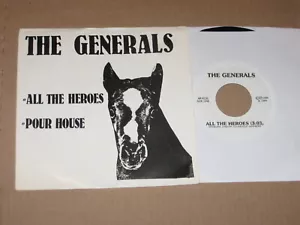 The Generals 7" 45 HEAR PRIVATE MICHIGAN ALTERNATIVE ROCK All The Heroes 1989 - Bild 1 von 2