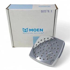 Moen S6365 Voss 6" Chrome Single Function Rainshower Showerhead 2.5 GPM in Box - Picture 1 of 7
