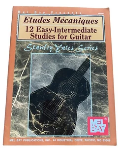 Etudes Mecaniques 12 Easy-Intermediate Studies for Guitar Stanley Yates Series - Foto 1 di 6