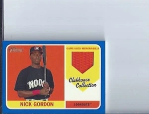 Nick Gordon 2018 Topps Heritage Minors Blue Clubhouse #ed / 99 - Picture 1 of 1