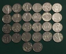 2018 new  A-Z 10p Coins  Alphabet choose the letter Medal / Album / Capsule+Foam