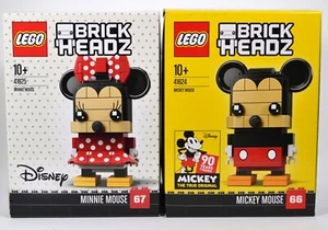 LEGO BrickHeadz 41624 & 41625 Disney Mickey Mouse & Minnie Mouse Set Sealed/New - Picture 1 of 10