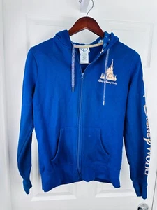 Walt Disney World 50th Anniversary Zip-Up Sweatshirt Size Medium - Picture 1 of 4