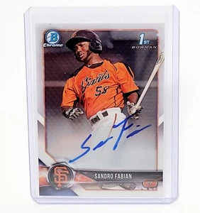 SANDRO FABIAN RC AUTO 1st BOWMAN #CPA-SF ROOKIE 2019 San Francisco NM - Picture 1 of 4
