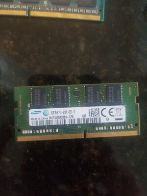 SAMSUNG 8GB 2Rx8 PC4-2133P DDR4 LAPTOP RAM MEMORY  M471A1G43DB0-CPB SO-DIMM  - Image 1 of 2